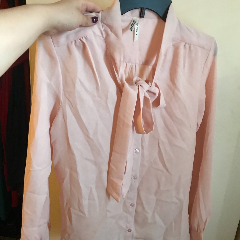 Pink blouse